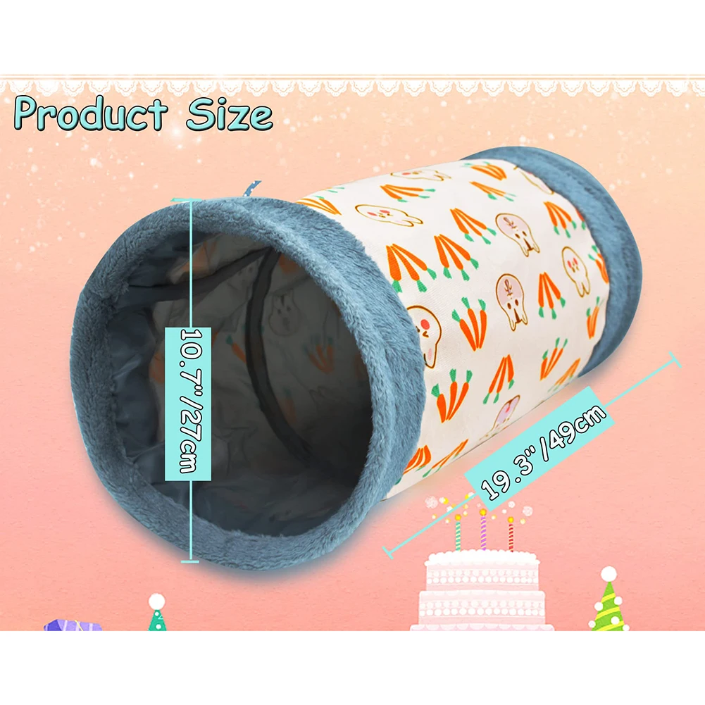 Guinea-pig Rabbit Tunnel-tube Toys SWETHOME Bunny Hamster Hideout Small PET Activity Tunnels Hideaway Accessoies small pet tunnel