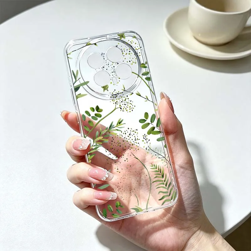 Elegant Floral Grass Phone Case Cover