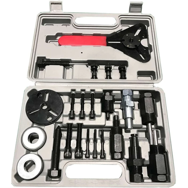 23pc A/c Deluxe Automotive Compressor Clutch Hub Remover Installer Puller  Tool Spanner Air Conditioner Ac - Special Disassembly Tool - AliExpress