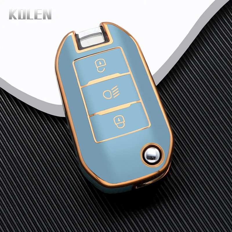 Enhanced TPU Car Flip Key Case Cover Shell - Premium Accessory