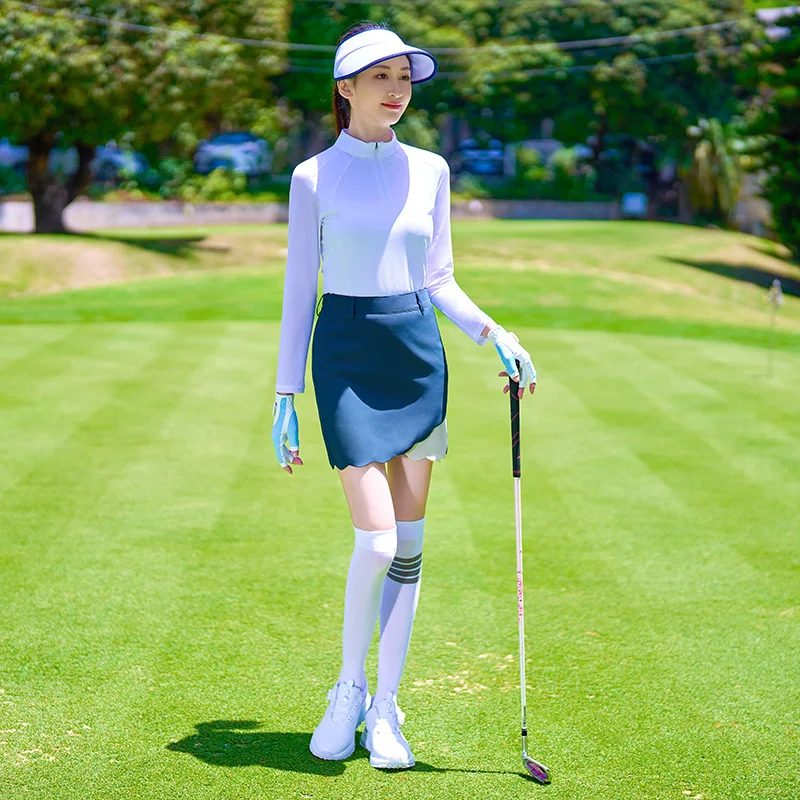 Golf Skirt High Waist Slimming Short Skirt Quick Drying Sports Tennis