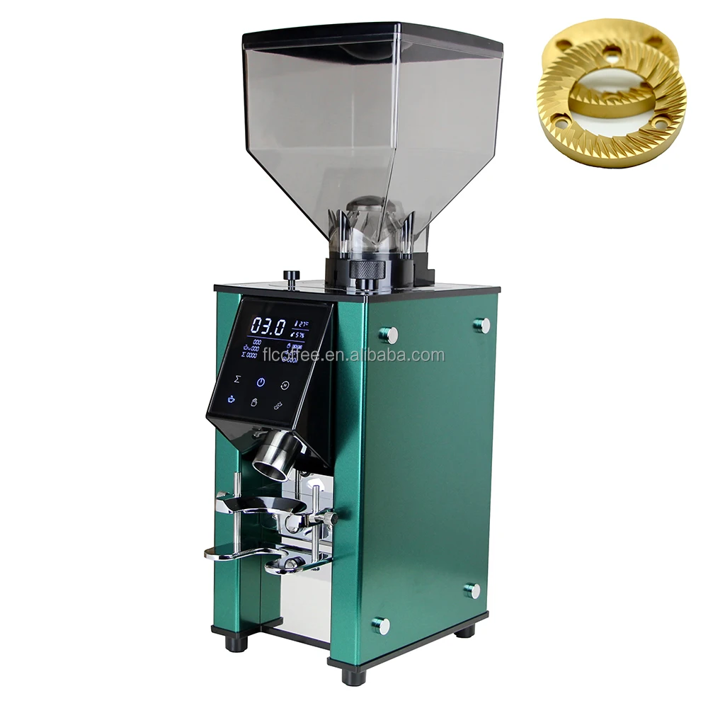 Professional Touch Screen Grinding Disc Coffee Grinder Espresso Bean Machine For Sale Automatic Coffee Bean Grinders multifunctional professional angle grinder adjustable speed 1200w multi function household polishing hand grinder 6 gears