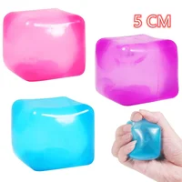 High Density Gel Ice Cube Square Decompression Vent Toy Squishy Stress Ball Squeeze Toys Stress Relief Sensory Toy squeeze toys