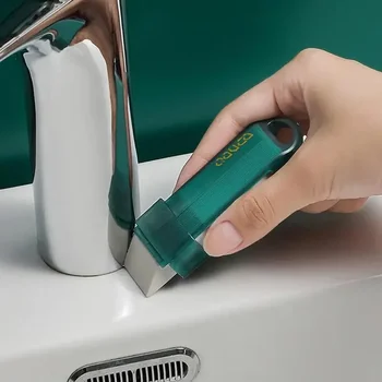 Effaceur de taches réutilisable, gomme en caoutchouc pour robinet de cuisine, gomme à calcaire, salle de bains, taches de verre, antirouille, fournitures de nettoyage 1