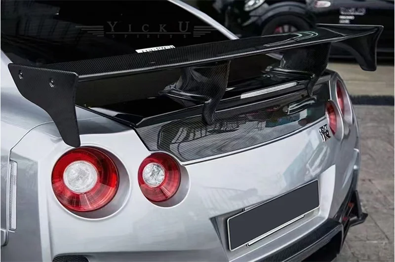 Ｒ35カーボンファイバー リアリップスポイラー 日産r35 gtr GT-Rのリアスポイラー,高品質のカーボンファイバー