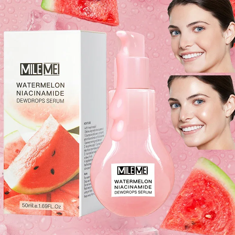 Watermelon Nicotinamide Bulb Essence Glow Recipe Cosmetics Moisturizing Lotion Essence Whitening And Brightening Skin Makeup facial essence niacinamide serum