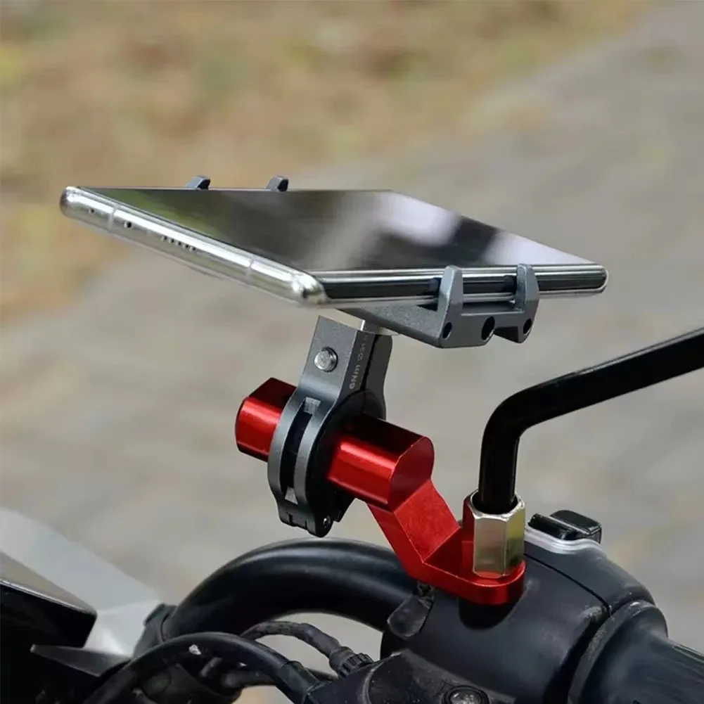 Aluminum Extender Bracket for Motorcycle Scooter ATV Rearview Mirror Mount Extension Fixing Spotlight Phone Holder