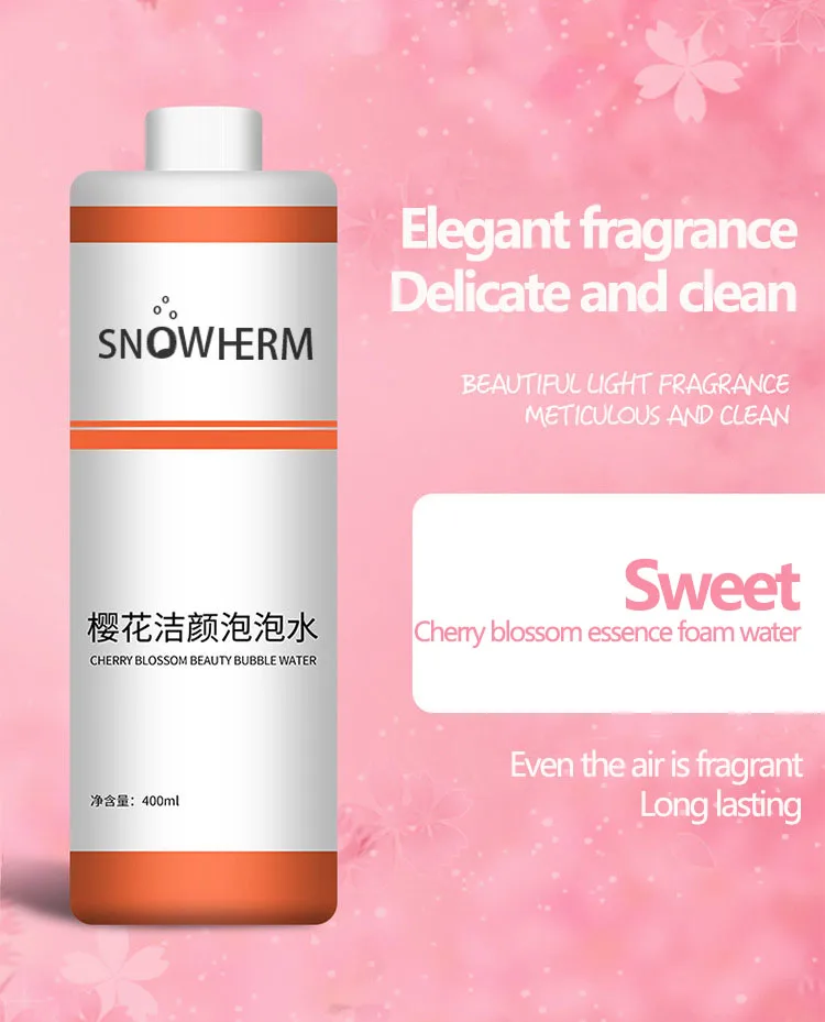 Rose Cleansing Bubble Water Active Oxygen Magic Solution for Automatic Machine Beauty Instrument Facial Skin Care facial bubble beauty device