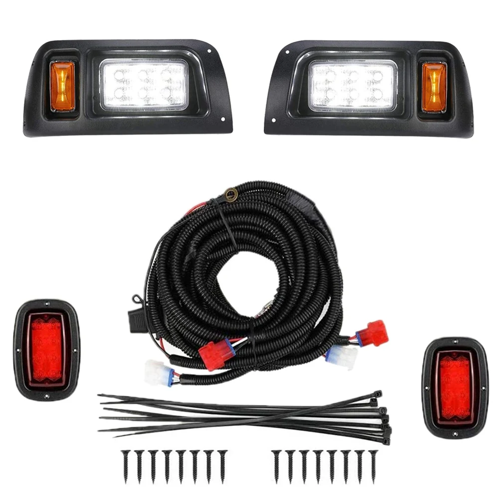 

for Golf Cart Headlight for LED Club Car DS LED Head Light Kit LED Taillight Fit Electric 1993 & Up Models