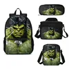 The Hulk Kids School Backpack Set Shoulder Bag Lunch Box Crossbody Bag Pencil Case 6