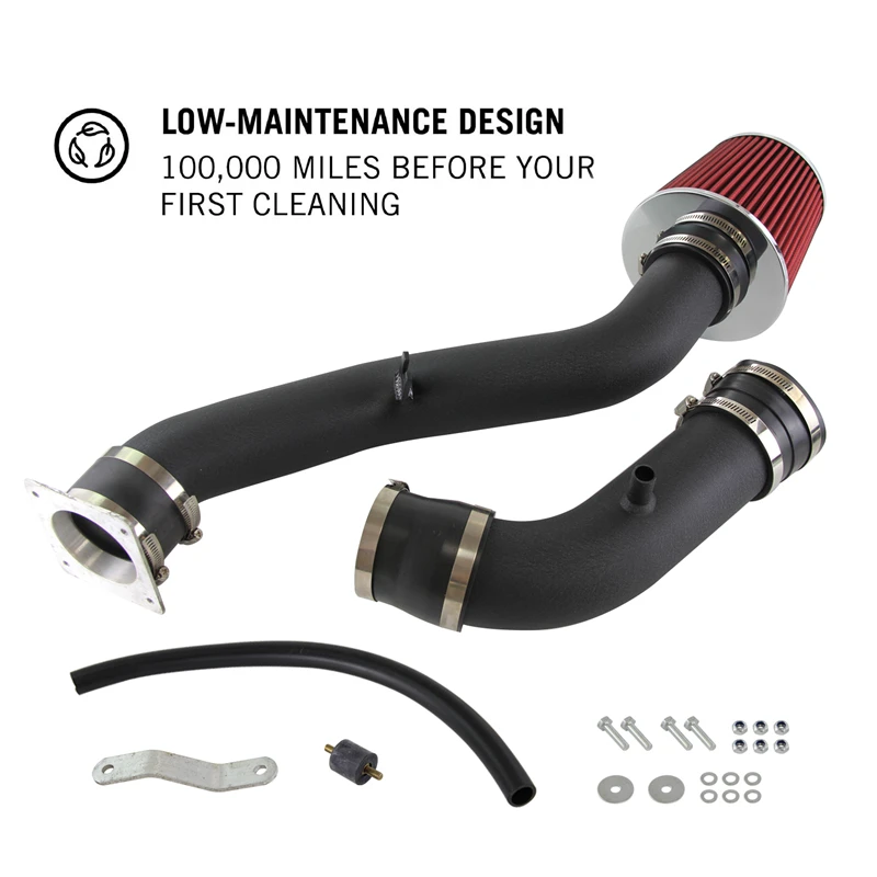 Cold Air Intake Pipe Kit & Air Filter Fits For Nissan 350Z 3.5L Vq35De V6 2003-2006