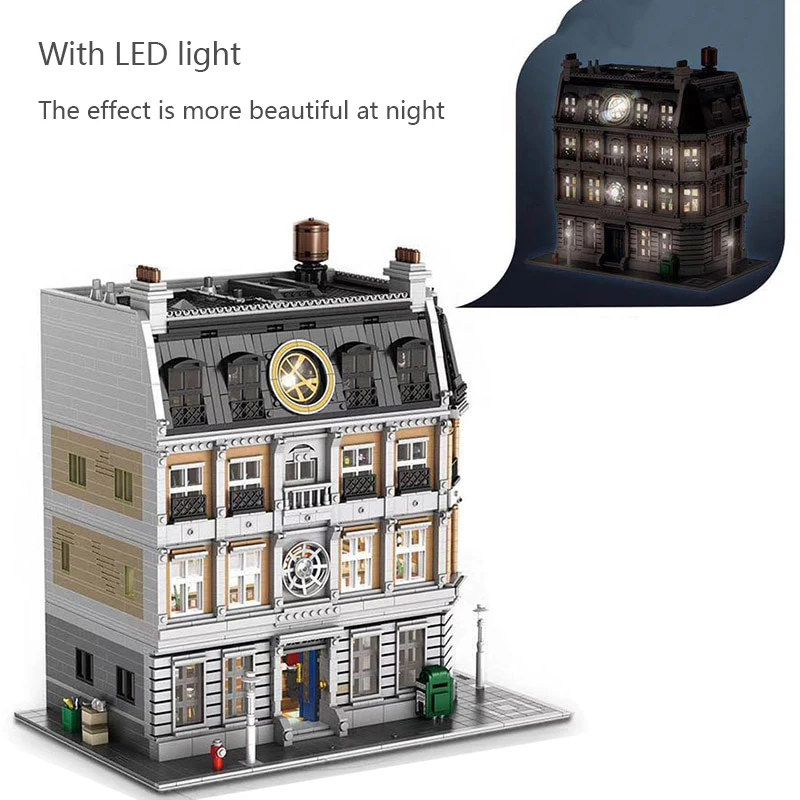 Movie Sanctum Sanctorum House Buildings Sets,City Street View MOC 613001 Model Modular Buildings Blocks Kids Gift Set 6040+PCS 5