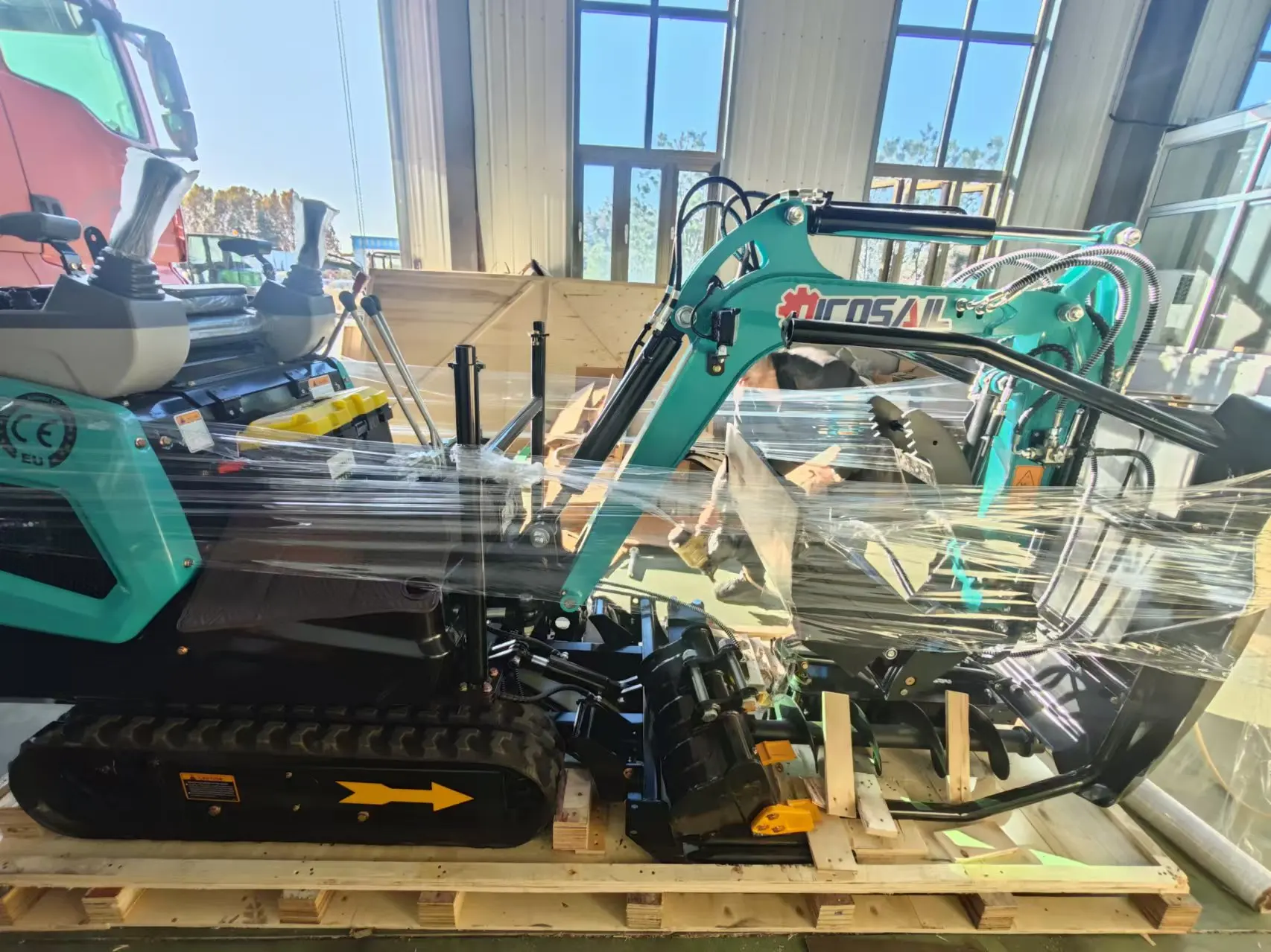 Crawler Euro 5 Mini Bagger 2.2T Minibagger Garten-Dieselmotor Vollhydraulischer Minibagger