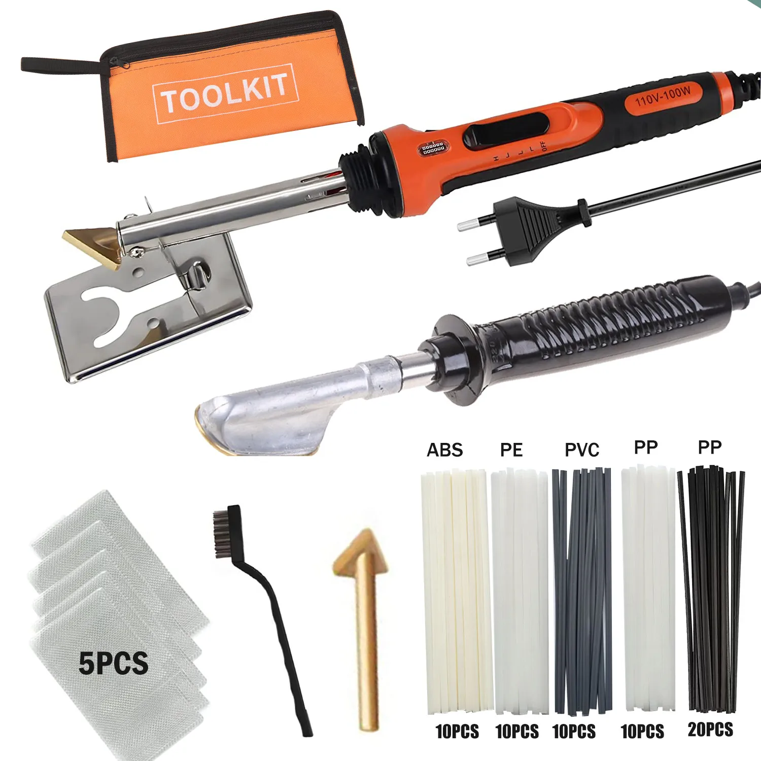 CarBumperRepairSolderingIronPlasticWeldingKitLeatherIroning