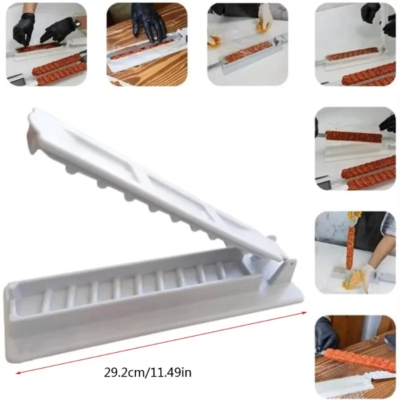 Kebab Maker BBQ Meat Skewer Machine Reusable for Kebab Press Maker Barbecue for Kitchen Grill Assesories Christmas Party Tools
