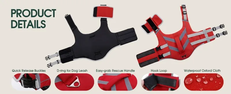 dog life jacket medium
