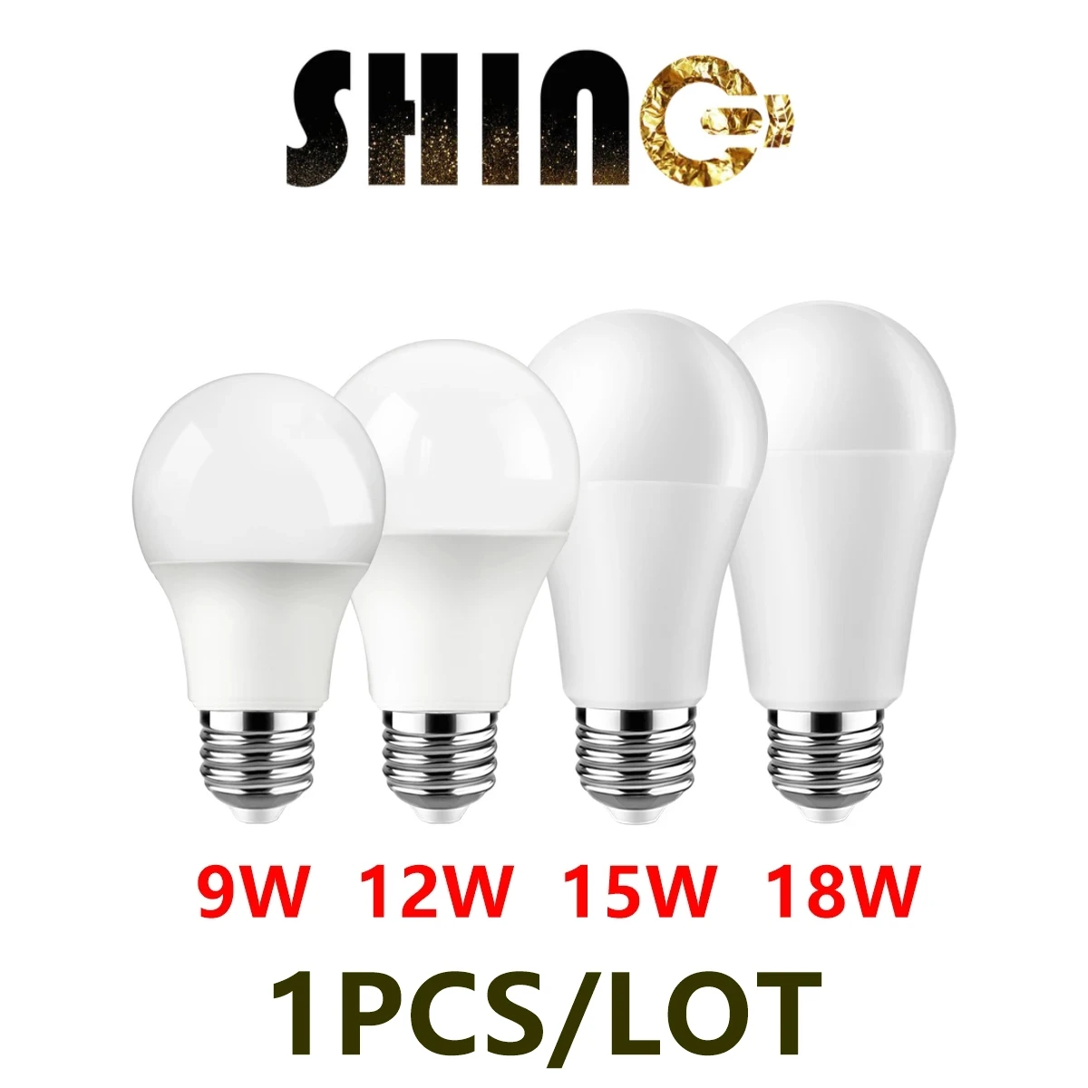 

1PCS Factory Direct LED Bulb Lamps 9W -18W E27 AC220V 240V E27 B22 Bubble Ball Bulb for Living Room Bedroom Indoor Lighting