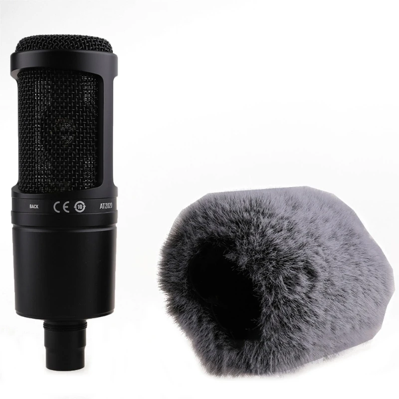 Microphone Cover Furry Windscreen Muff for AT