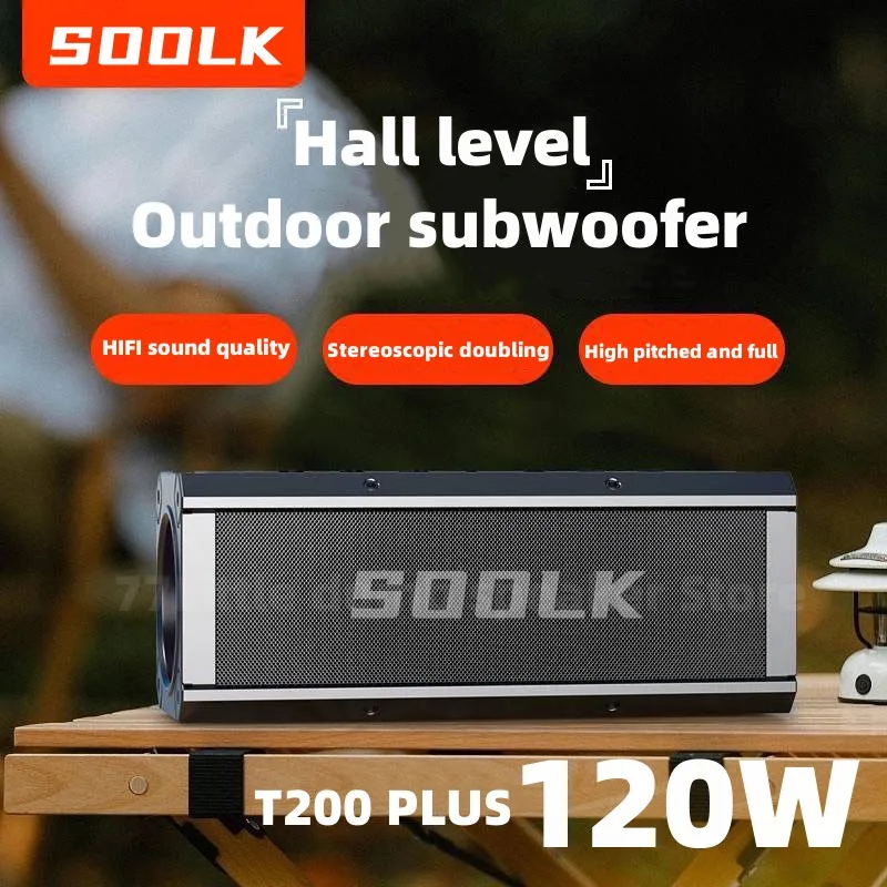 

120W home theater high power bluetooth speaker outdoor subwoofer portable wireless speaker stereo with microphone caixa de som