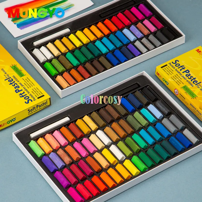 Mungyo Mini Soft Pastel Colors Non-toxic Chalk Pastels For Artist