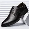 New Mens Business leather Shoes Soft soled comfortable formal shoe Casual versatile work footwear Fashion light Male shoes Homme 5