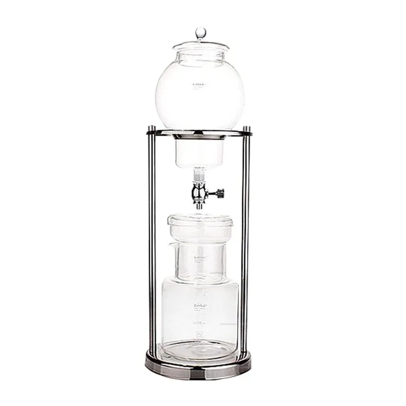 GATER Glass Ice Drip Coffee Pot Accories BD6 Upper Pot Middle Cover Lower Pot Ice Drip Accories Coffee Brewing Tools