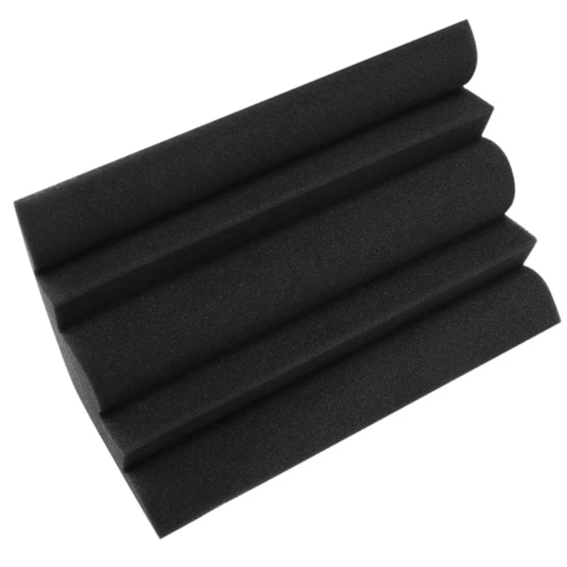 Acoustic Foam 1Pc 15X15X15cm Square Sound Insulation Foam + 3Pcs 12X12X24cm Bass Trap Wall Foam Flame Retardant 4Pcs/Set acoustic foam