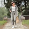 Cotton Linen Set Women Spring Summer Loose Oversize Long Sleeve Shirt Long Pants 2 Piece Sets Casual Office Ladies Trousers Suit 3 Cotton Linen Set Women Spring Summer Loose Oversize Long Sleeve Shirt Long Pants 2 Piece Sets Casual Office Ladies Trousers Suit 3