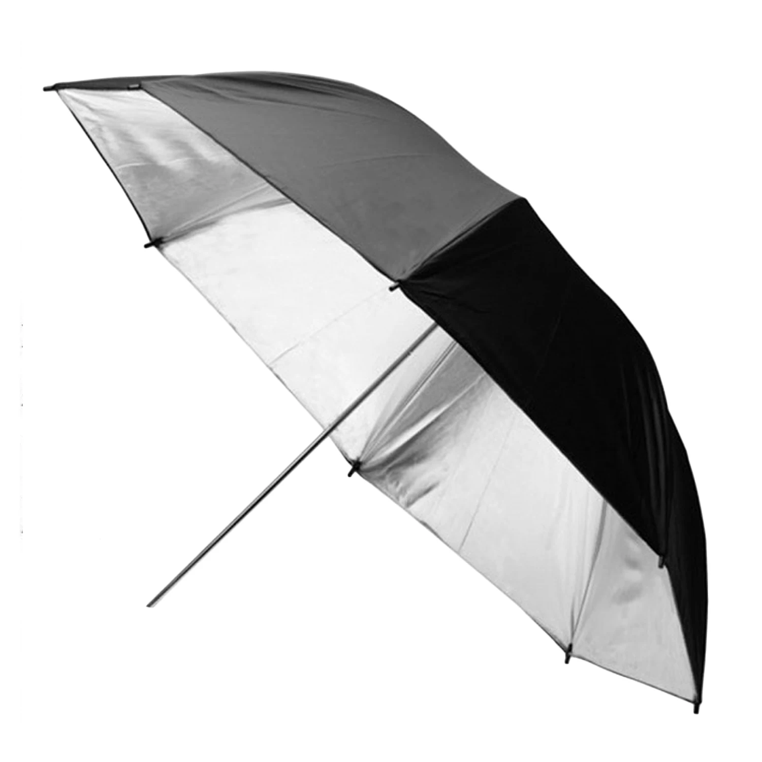 85cm 33inch Double Layer Black And Silver Photography Diffuser Photo Studio Reflector flash Soft Umbrella Accessories