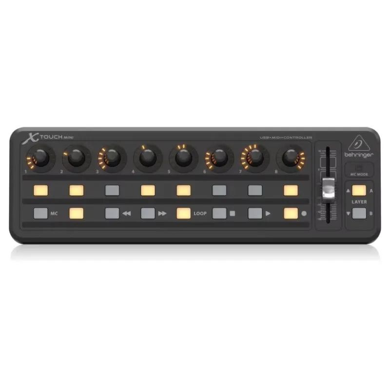 범용 포켓 리모컨 내장 USB MIDI 인터페이스 베링거 X-TOUCH MINI (DAW, 악기 및 효과 장치용)