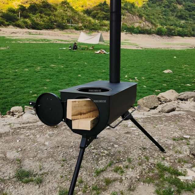Winter Home Portable Chimeneas Fireplace Creative Foldable Camping Heating  Stove Outdoor Bonfire Party Wood Furnace Tent Stove - AliExpress