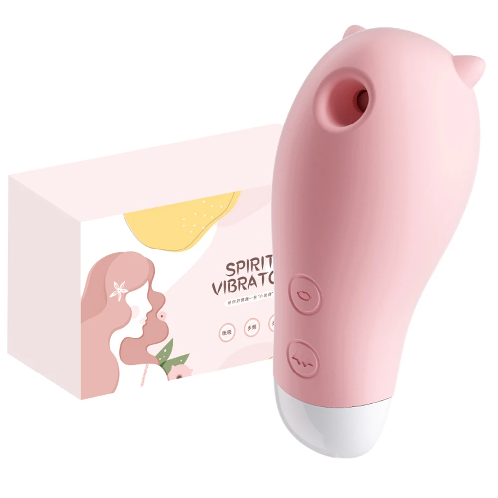 Stimolatore di clitoride a suzione e vibratore per capezzoli_voghion.com
