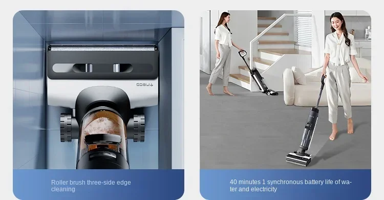 TINECO FUvan 3.0LED Intelligent Floor Washing Machine Household Appliances Antibacterial Double Edge Suction Mop Washing Machine 5