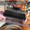 2 in 1 Hair Straightener Brush 30' Heats up Anti-scald Straight &Curler Dual-use 110-240V Straightening Splint inner Buckle Iron 5