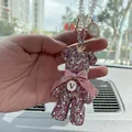 Bow pink bear