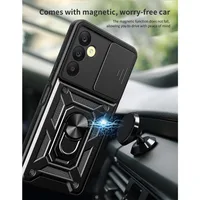 Shockproof Armor Case for Samsung Galaxy M35 A55 M55 M15 A15 A35 A05S A54 A25 A34 A24 A14 Ring Holder Slide Lens Protect Cover 2