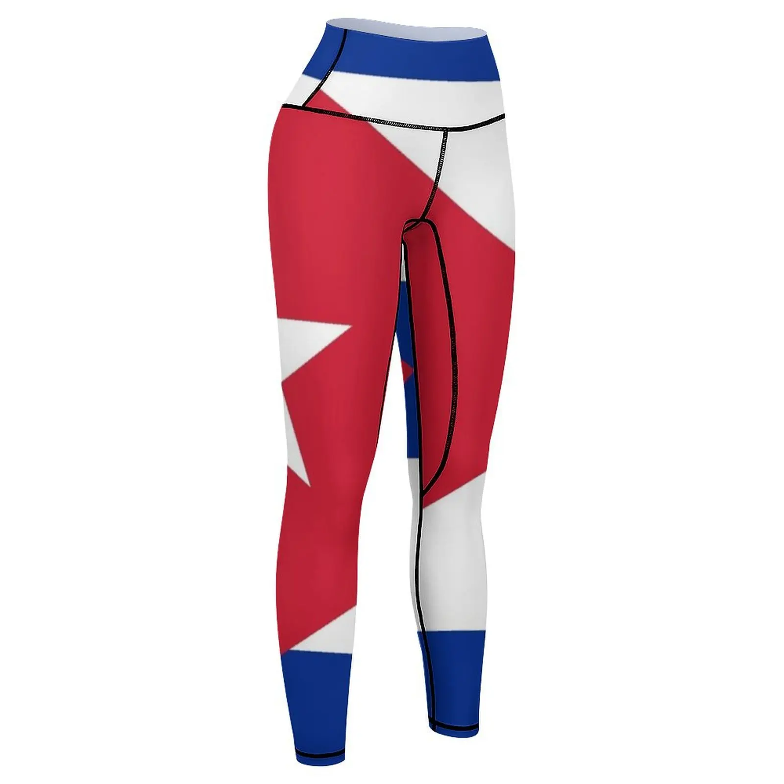 Cuban flag of Cuba Leggings push up fitness sporty woman push up harem pants Womens Leggings