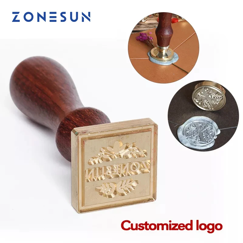 Wax Seal Stamp With Wood Handle For Gift Packing Letter Envelopes Parcels DIY Wedding Invitations sealing wax