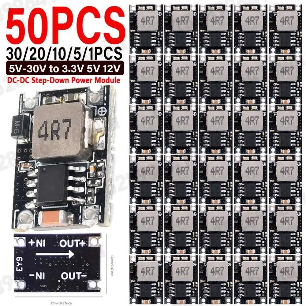 Adjustable Voltage Regulator Module for Car and Motorcycle Batteries, 3A Output