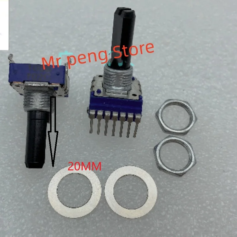 

2pcs for ALPS produces potentiometer RK14 B10K shaft length 20MM