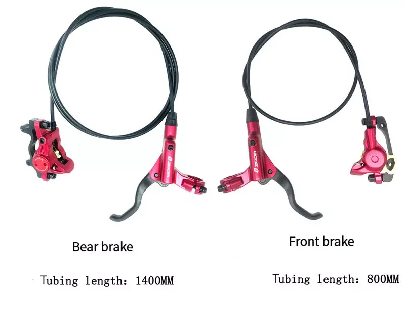 Zoom Hb875 Oil Brake Mtb Bicycle Hydraulic Disc Brake Set Front & Rear