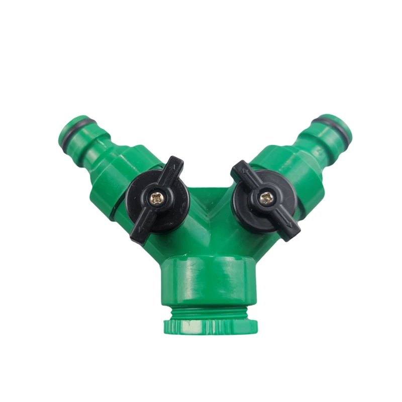 

1Pcs Y Shape Water Tap Connectors With Quick Adapter For Garden Hose Irrigation Splitter For Tubing Fittings