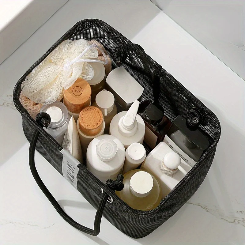 Versatile Quick-Dry Mesh Shower Caddy