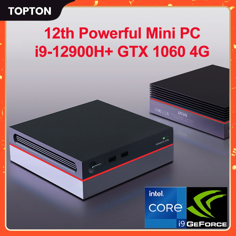 hulkende leder Microbe Topton Mini Gaming Pc I7 11370h Nvidia Mx450 2g Thunderbolt 4 2*ddr4 Nvme Desktop  Mini Computer Windows 11 2*hdmi2.0 8k Uhd Htpc - Barebone & Mini Pc -  AliExpress