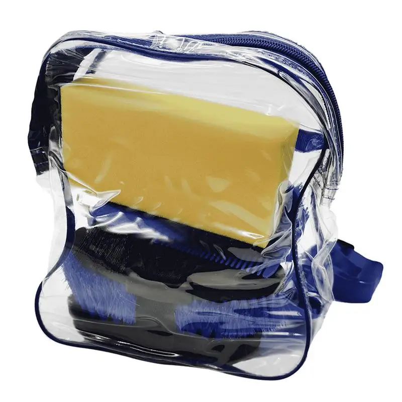 

6 шт., набор инструментов для ухода за лошадьми, с чехлом для хранения