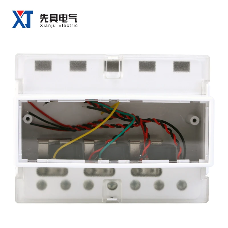 Xj-30 Fabbrica Su Misura Trifase In Plastica 7P Trasformatore Interno Misuratore Di Energia Elettrica Shell Power Elettricità Meter Housing