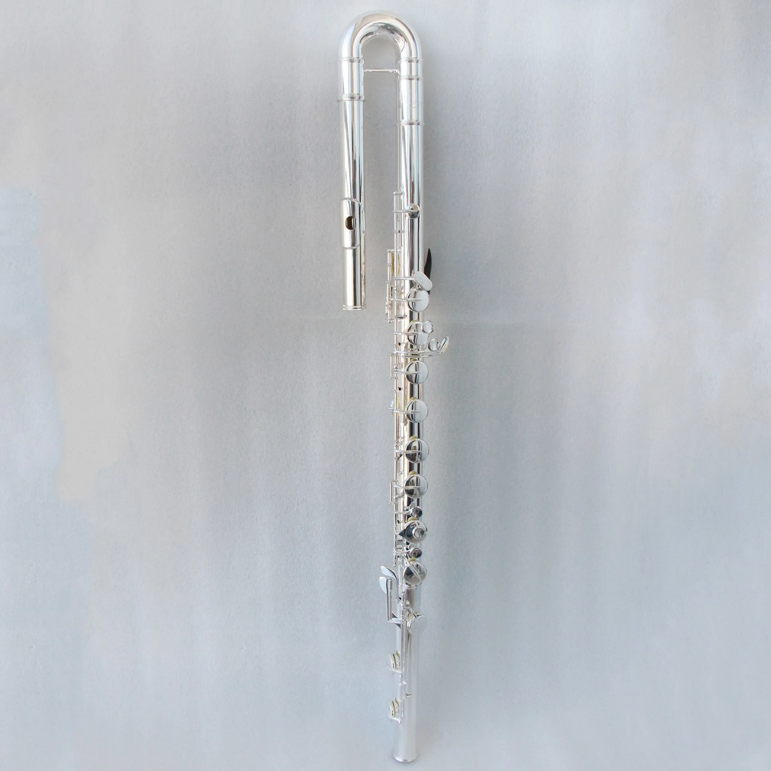 professional bass flute high end best cost performance bass flute silver plated ebony accessories