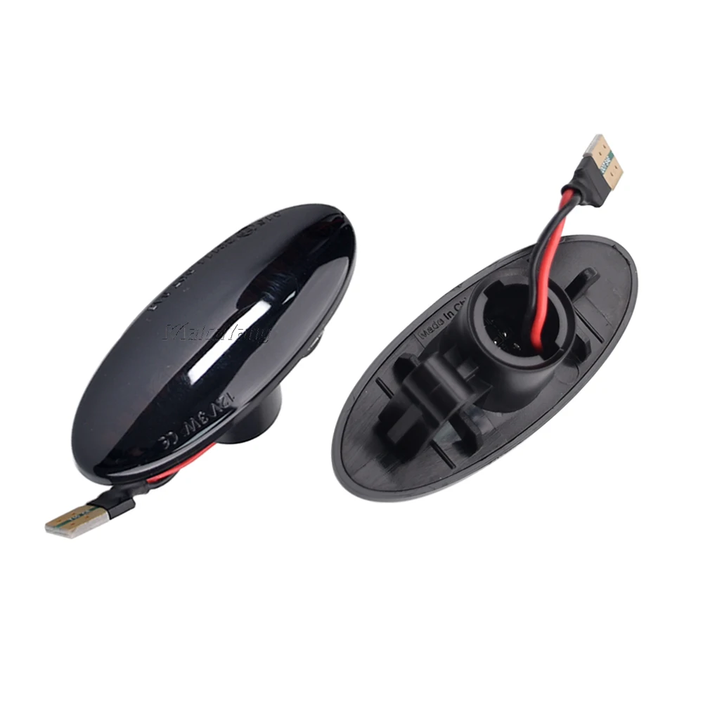 Indicatore Di Direzione A LED Dinamico (Sequenziale) – Compatibile Con Nissan Cube, Juke, Micra, Note, Qashqai, X-Trail – Colore Giallo, Lente Trasparente