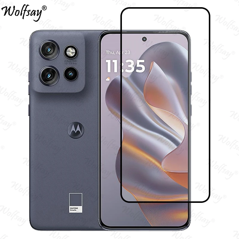 Volle Abdeckung Kleber Screen Protector Für Motorola Rand 50 Neo Gehärtetes Glas Für Moto Rand 50 Neo Glas Für Moto rand 50 Neo Glas – Detail 2