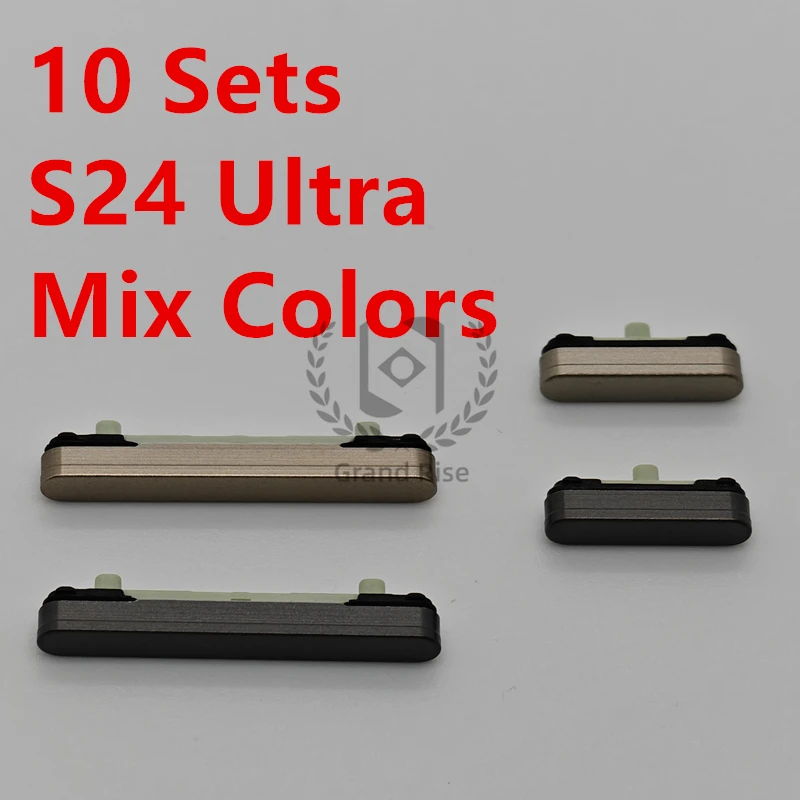10 Sets of Volume and Power Button Side Key On/Off Repair Parts